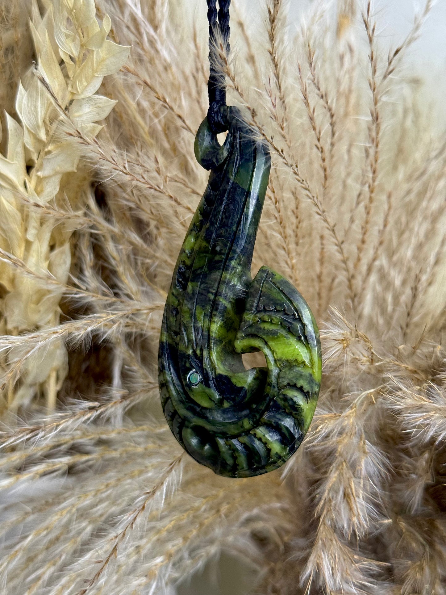 Douglas Creek Hei Matau – Fish Hook Pendant