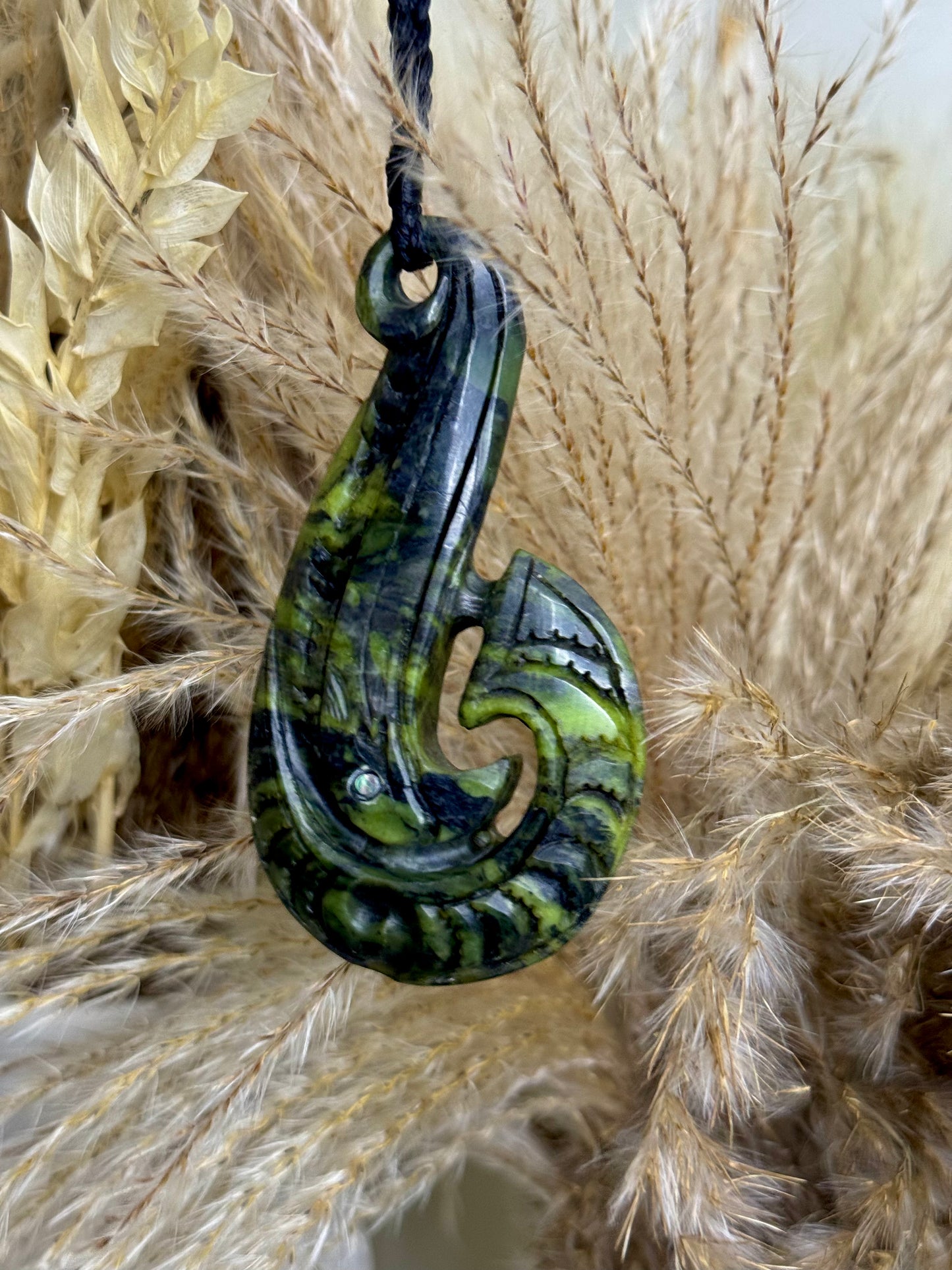 Douglas Creek Hei Matau – Fish Hook Pendant