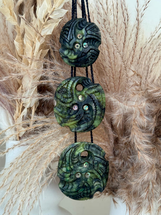 Pounamu Porowhita Pendants