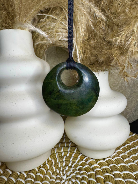Round Pounamu Pendant